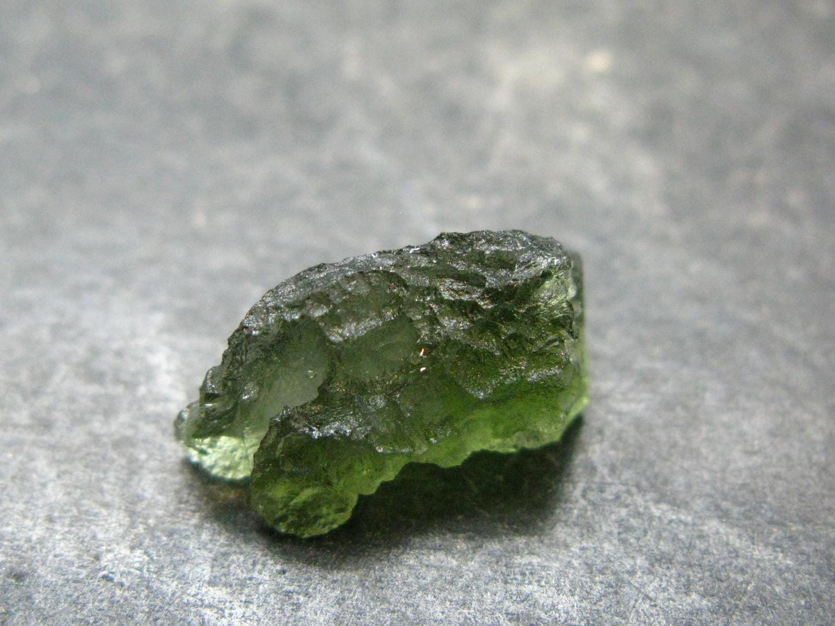 Moldavite Tektite Raw Piece from Czech Republic - 0.7" - 5.85 Carats - 1.17 Grams
