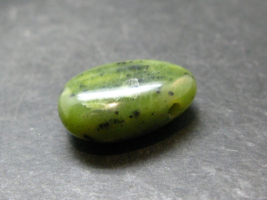 Nephrite Jade 1.1" Pendant From Canada (Metal Free) - 8.61 Grams