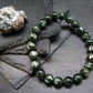AAA Grade Seraphinite Clinochlore Genuine Bracelet ~ 7 Inches ~ 8mm Round Beads