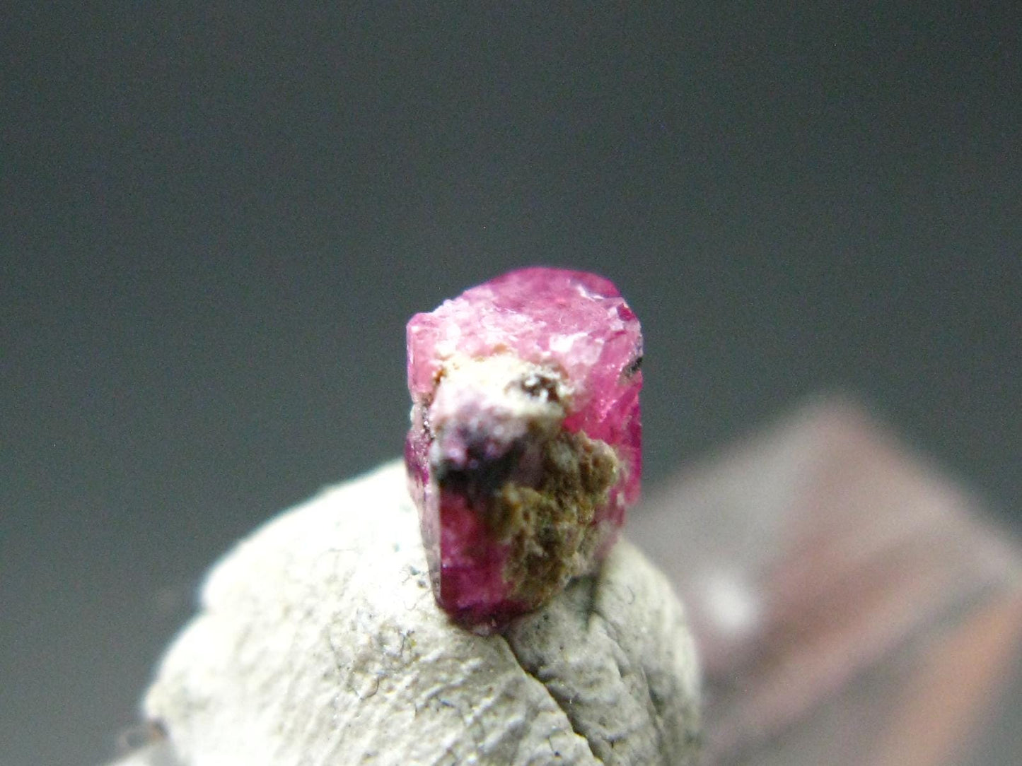 Nice Rare Gem Bixbite Red Emerald Beryl Crystal From Utah USA - 0.36 Carats