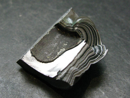 Very Cool Fordite "Detroit Motor City Agate" from Michigan - 1.4"- 14.39 Grams