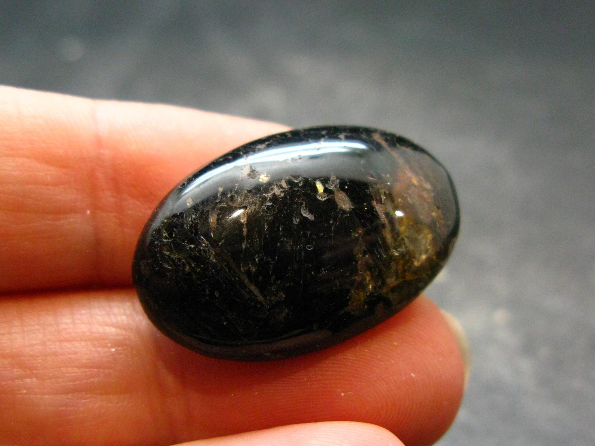 Rare Nuumite Nuummite Cabochon From Greenland - 1.0" - 4.93 Grams
