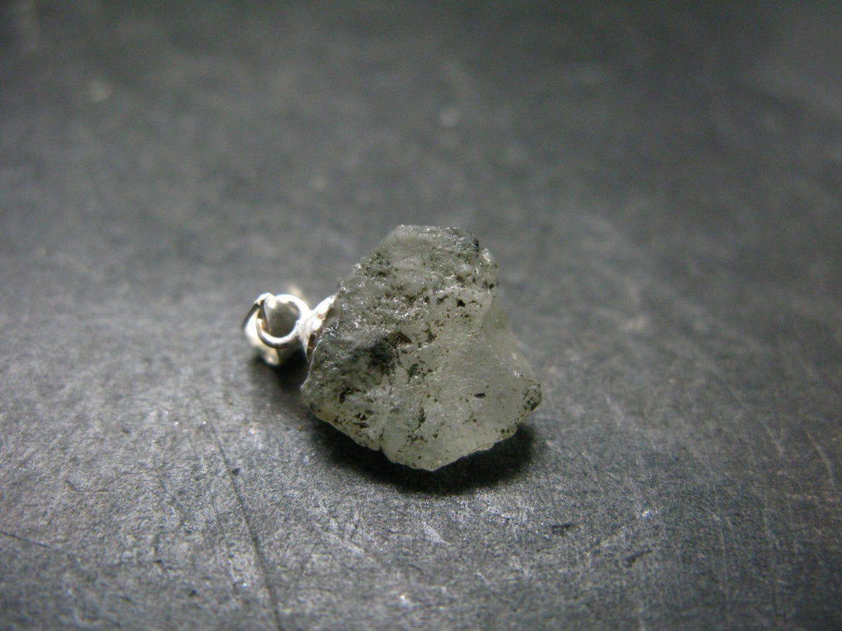 Phenakite Phenacite Crystal Silver Pendant From Russia - 0.8" - 1.55 Grams