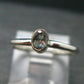 Genuine Alexandrite Gem Silver Ring From Russia - Size 4 - 1.32 Grams