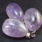 Lot of 3 Natural Large Amethyst Pendant from Brazil