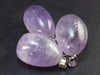 Lot of 3 Natural Large Amethyst Pendant from Brazil