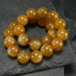Rare Golden Apatite Genuine Bracelet From Mexico ~ 7 Inches ~ 8mm Round Beads