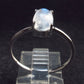 Natural Glow From Inside Moonstone 925 Silver Ring - 1.6 - Size 10.25