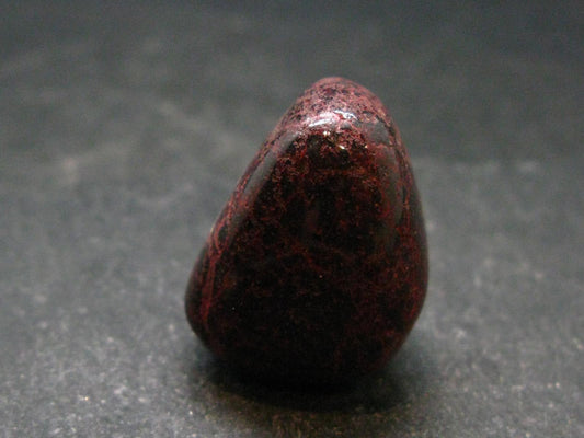 Red Cinnabar Cinabar Tumbled Piece From Spain - 18.65 Grams - 0.9"