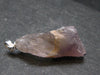Rare Raw Auralite Super 23 Amethyst Silver Pendant From Canada - 1.6" - 6.84 Grams