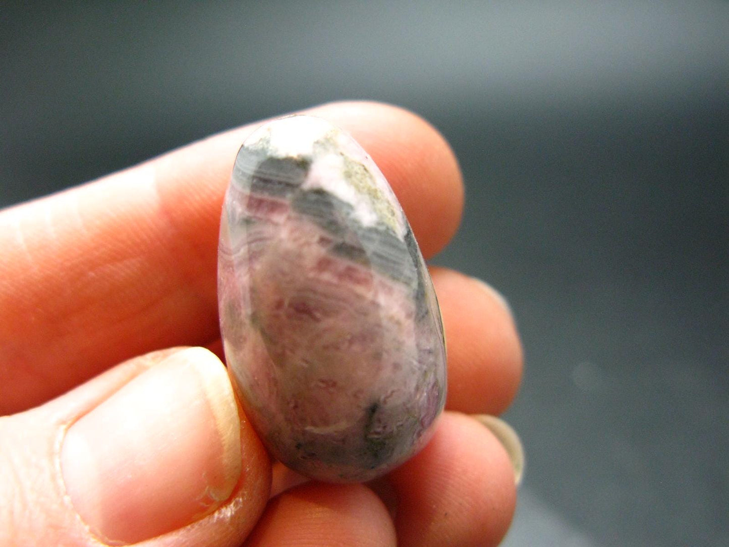 Rhodochrosite Egg from Argentina - 1.0" - 11.89 Grams