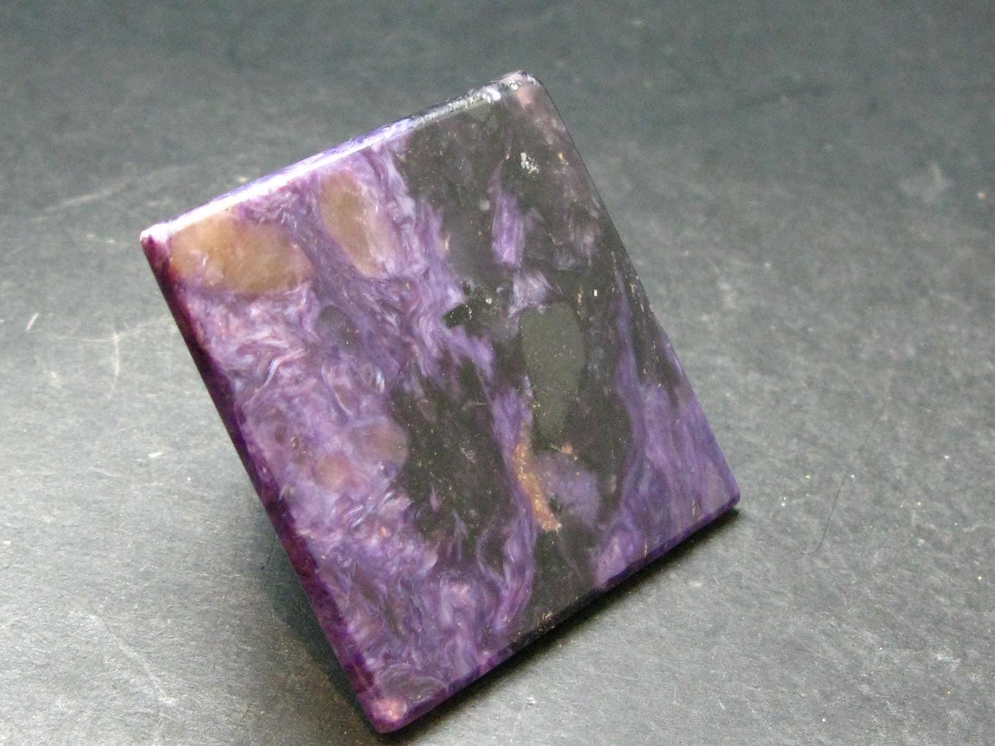 Rare High-Quality Charoite Pyramid From Russia - 1.6" - 103.07 Grams