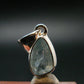 Stunning Genuine Faceted Aquamarine Gem Sterling Silver Pendant From Brazil - 0.9"