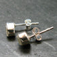 Phenakite Phenacite Stud Earrings Sterling Silver From Russia - 1.29 Grams