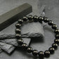 Whitby Jet Genuine Bracelet From UK ~ 7 Inches ~ 8mm Round Beads