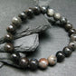 Biotite Mica Genuine Bracelet ~ 7 Inches ~ 8mm Round Beads