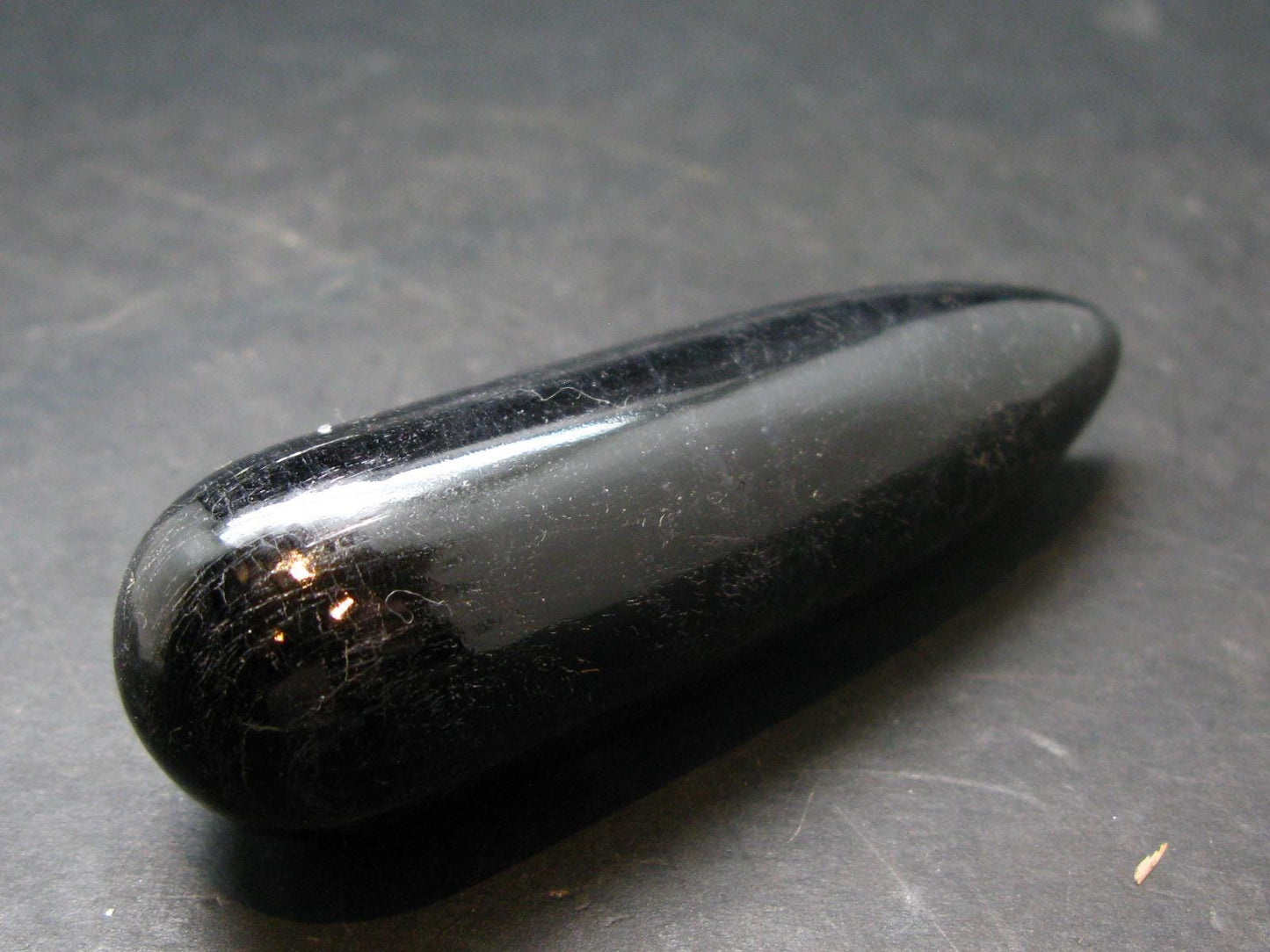 Black Tourmaline Schorl 2.8" Wand From Brazil - 64.16 Grams