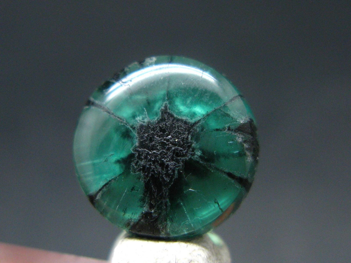 Beautiful Rare Gem Trapiche Emerald From Colombia - 2.97 Carats - 10x10mm