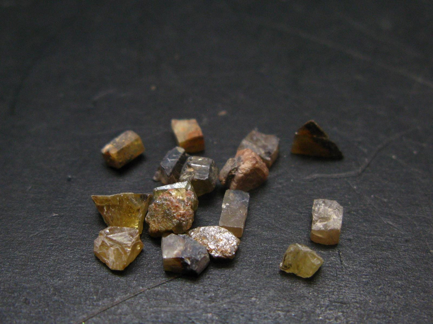 Lot of 15 Stibio Tantalite Crystals From Brazil - 13.30 Carats