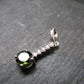 Moldavite Tektite Silver Pendant from Czech Republic - 1.0" - 1.33 Grams