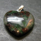 Rare Eclogite Heart Pendant From Norway - 1.0" - 4.07 Grams