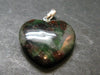 Rare Eclogite Heart Pendant From Norway - 1.0" - 4.07 Grams