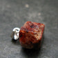 Rare Zircon Crystal Silver Pendant From Pakistan - 0.6" - 3.0 Grams