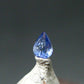 Gem Benitoite Cut Stone From California - 0.12 Carats - 3.6x3.0mm