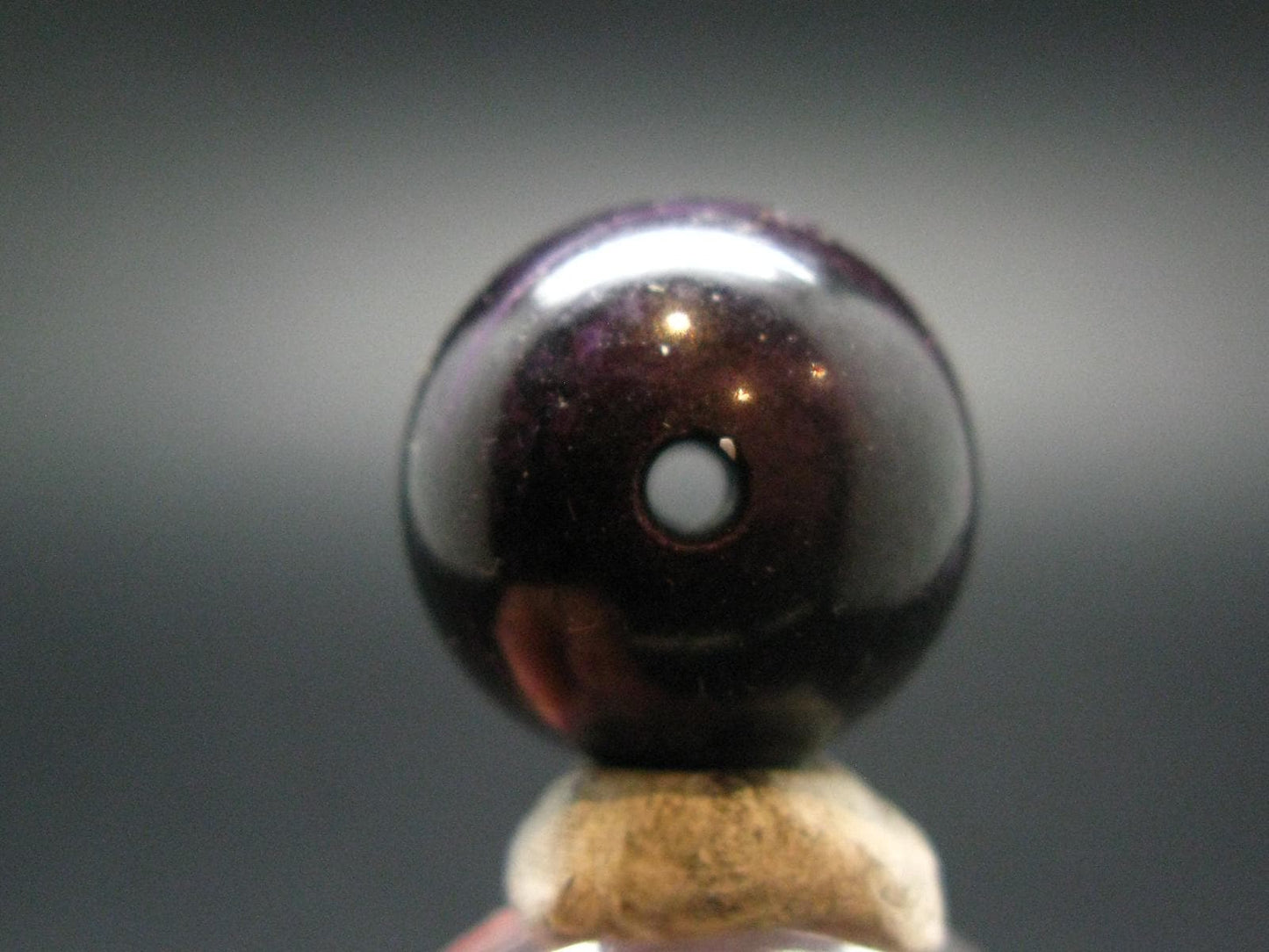 Sugilite Polished Bead From South Africa - 0.8" - 14.82 Grams