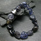 Iolite Cordierite Genuine Bracelet ~ 7 Inches ~ 12mm Tumbled Beads