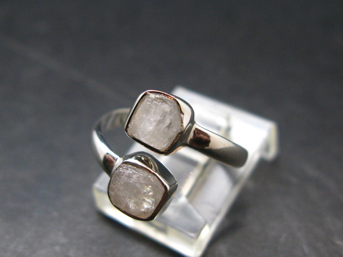 Natrolite Silver Ring From Russia - 2.0 Grams - Size 7