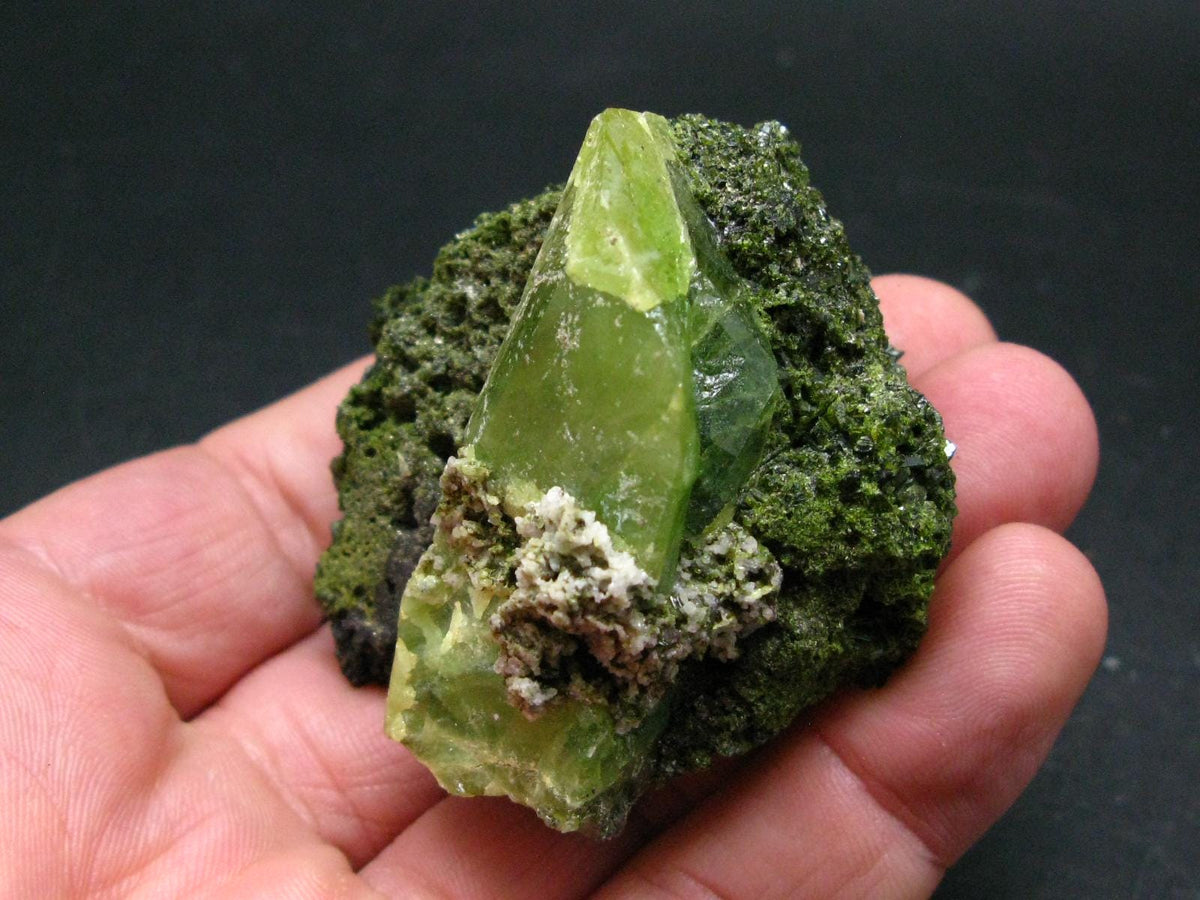 Rare Titanite Sphene Crystal Cluster From Madagascar - 2.4"