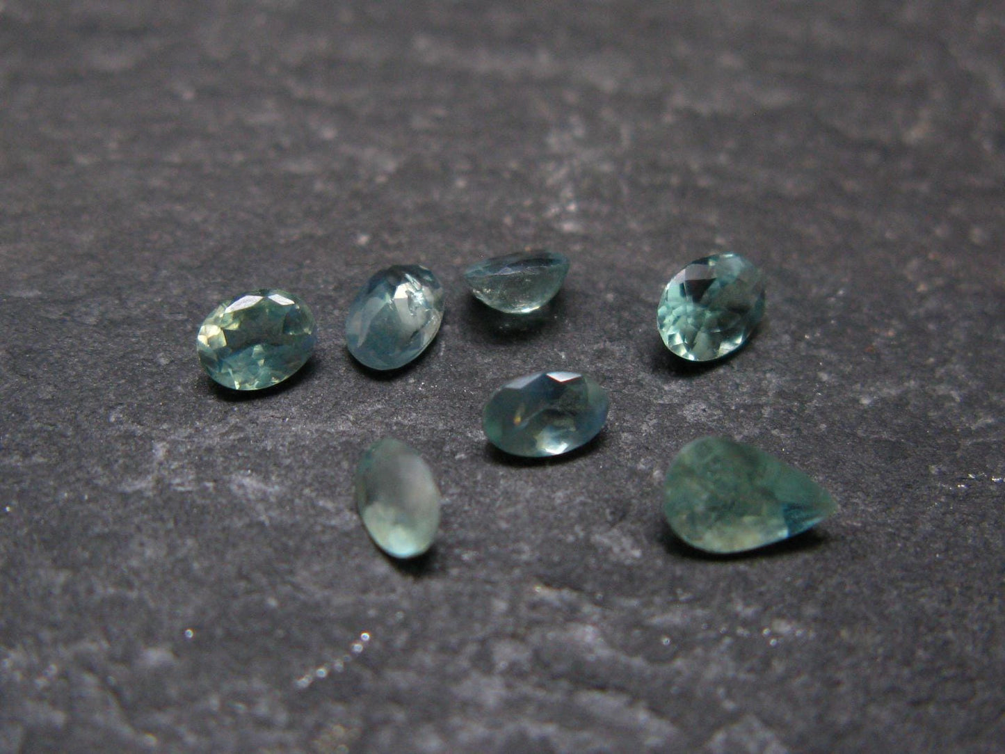 Lot of 7 Alexandrite Chrysoberyl Cut Facetted Gems From Russia - 1.03 Carats Combined