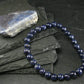 Blue Sapphire Genuine Bracelet ~ 7 Inches ~ 6mm Round Beads