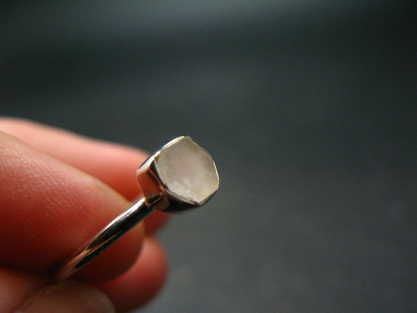 9.50 Carat Phenakite Phenacite Sterling Silver Size 8 Ring from Brazil