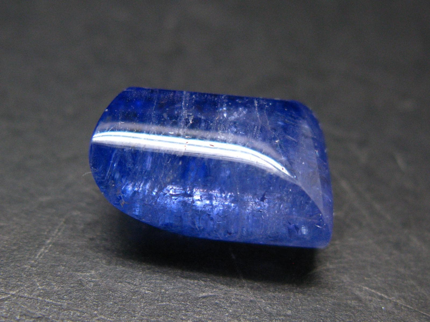 Fine Gem Tanzanite Zoisite Polished Stone From Tanzania - 16.71 Carats - 0.6"