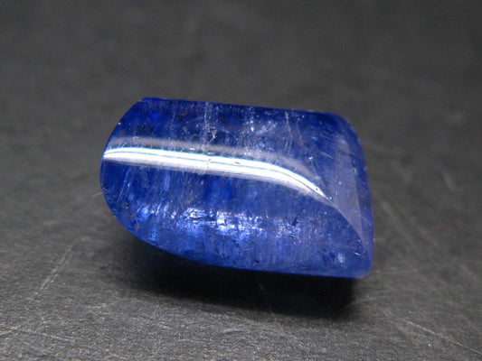Fine Gem Tanzanite Zoisite Polished Stone From Tanzania - 16.71 Carats - 0.6"
