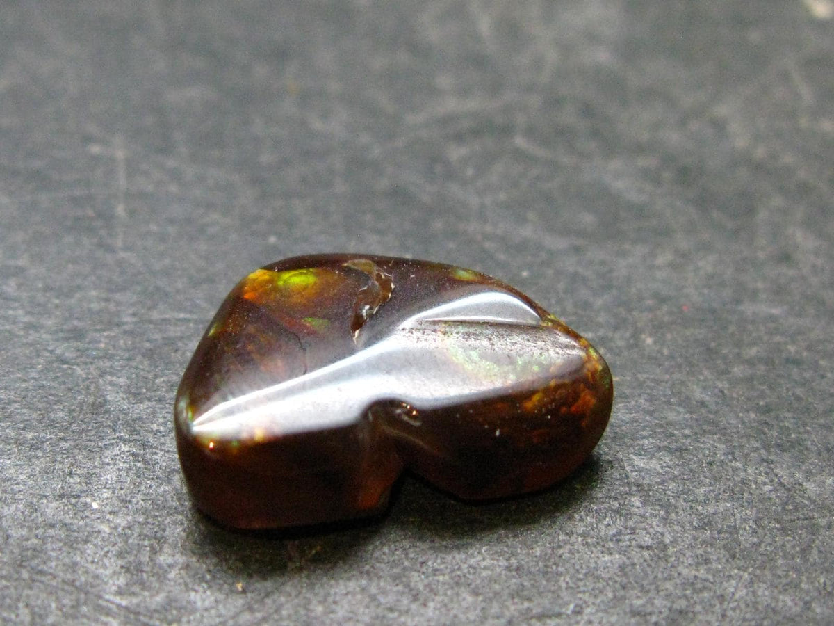 Fire Agate Crystal From Mexico - 0.6" - 1.33 Grams