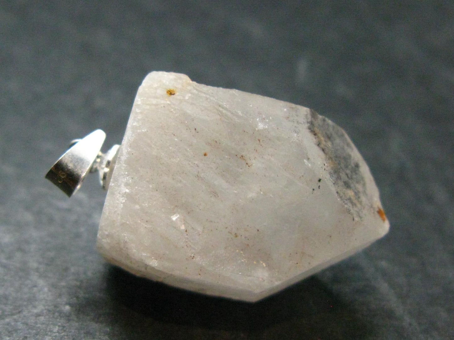 Hollandite in Quartz Crystal Pendant from Madagascar - 1.1" - 6.0 Grams