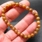 Gem Yellow Sapphire Genuine Bracelet ~ 7 Inches ~ 6mm Round Beads