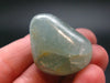 Aquatine Blue Calcite Tumbled Stone from Argentina - 1.3"- 17.69 Grams