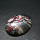 Cinnabar in Dolomite Cabochon from China - 18.54 Grams - 38 x 29 mm