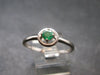 Emerald Crystal Silver Ring from Colombia - 1.50 Grams - Size 9