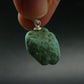 Genuine Turquoise Silver Pendant From Sleeping Beauty Arizona - 1.0" - 3.51 Grams