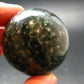 Nice Polished Seraphinite Clinochlore Sphere From Russia - 1.6"