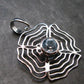 Blue Topaz Sterling Silver Pendant From Brazil - 1.4" - 3.50 Grams
