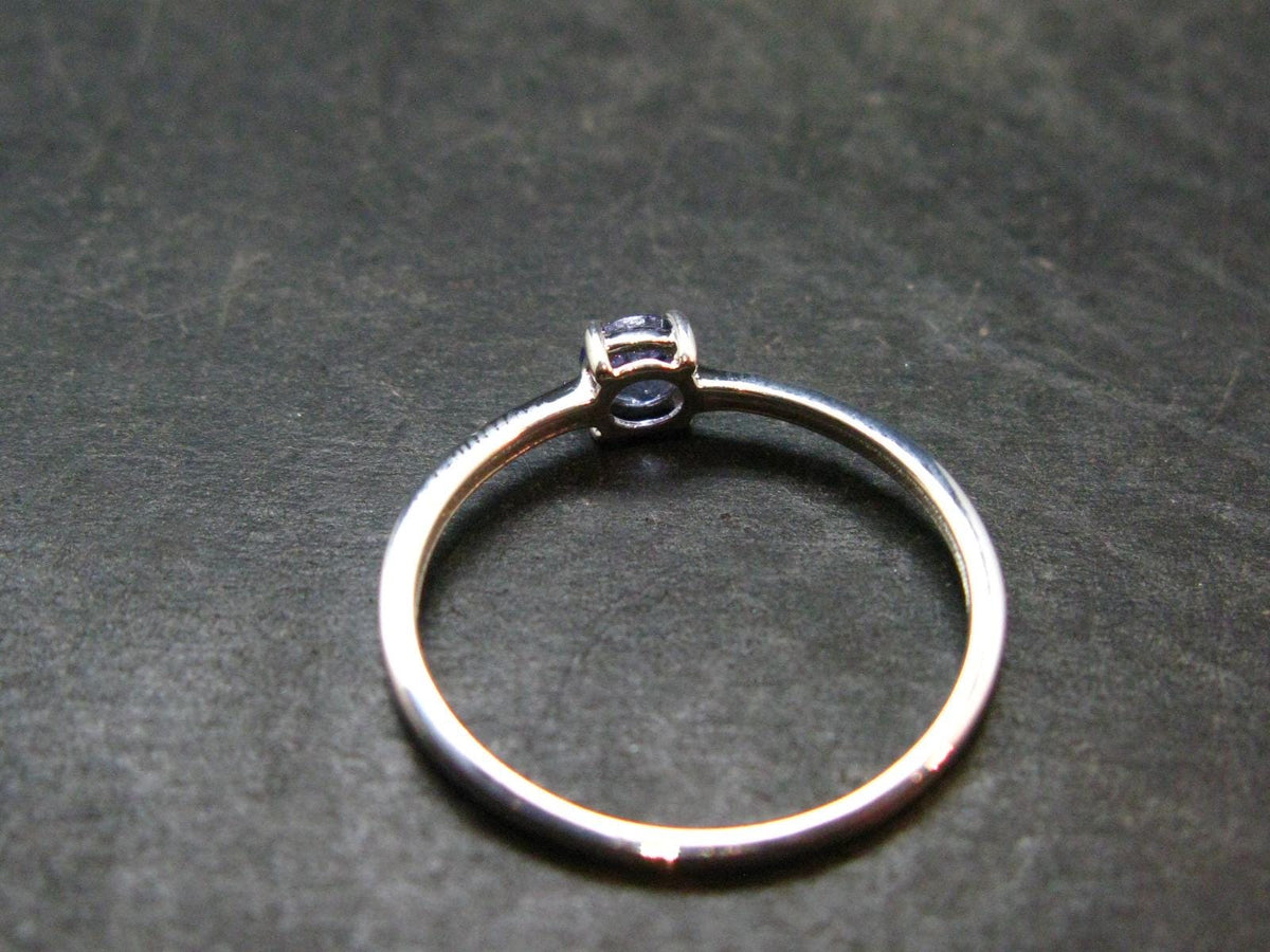 Tanzanite (Zoisite) Sterling Silver Ring - 0.96 Grams - Size 8