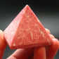 Rare Red Thulite Pyramid From Norway - 1.9" - 129.97 Grams