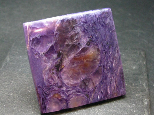 Rare High-Quality Charoite Pyramid From Russia - 1.9" - 97.53 Grams