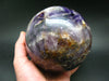 Rare Auralite Super 23 Large Sphere Ball Amethyst From Canada - 4.9" - 2530 Grams